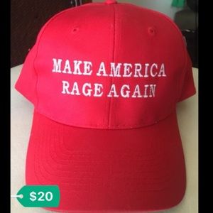 MARA red snap back hat. Make America Rage Again!